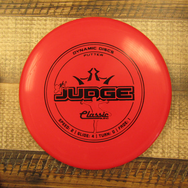 Dynamic Discs Emac Judge Classic Blend Putter Disc Golf Disc 173 Grams Red