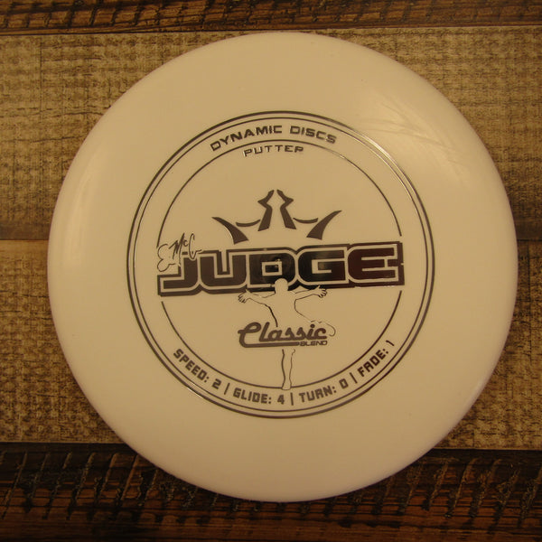 Dynamic Discs Emac Judge Classic Blend Putter Disc Golf Disc 176 Grams White