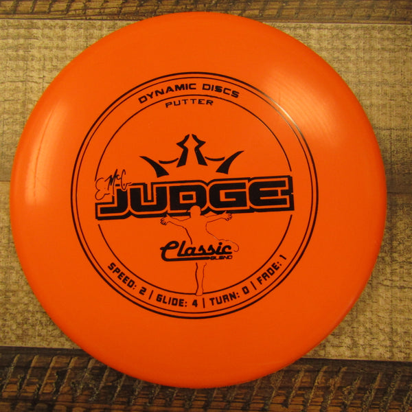 Dynamic Discs Emac Judge Classic Blend Putter Disc Golf Disc 176 Grams Orange