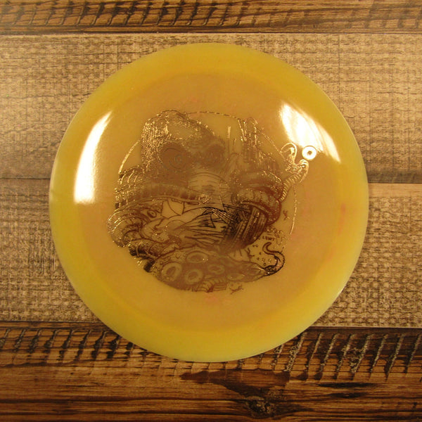 Prodigy D2 Pro 400 Spectrum Les White Pirate Kraken Driver Disc Golf Disc 173 Grams Tan Yellow