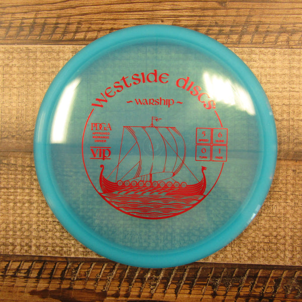 Westside Warship VIP Midrange Disc Golf Disc 175 Grams Blue