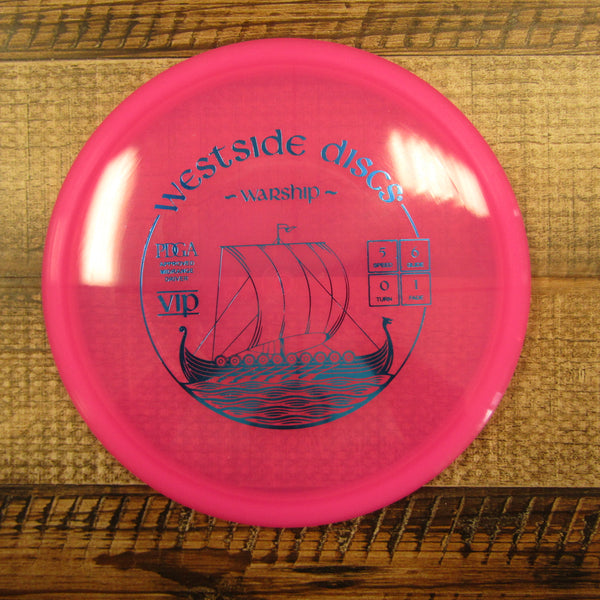 Westside Warship VIP Midrange Disc Golf Disc 178 Grams Pink