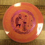 Prodigy A1 400 Spectrum Paul and Babe Custom Stamp Disc Golf Disc 173 Grams Orange Red Pink Purple