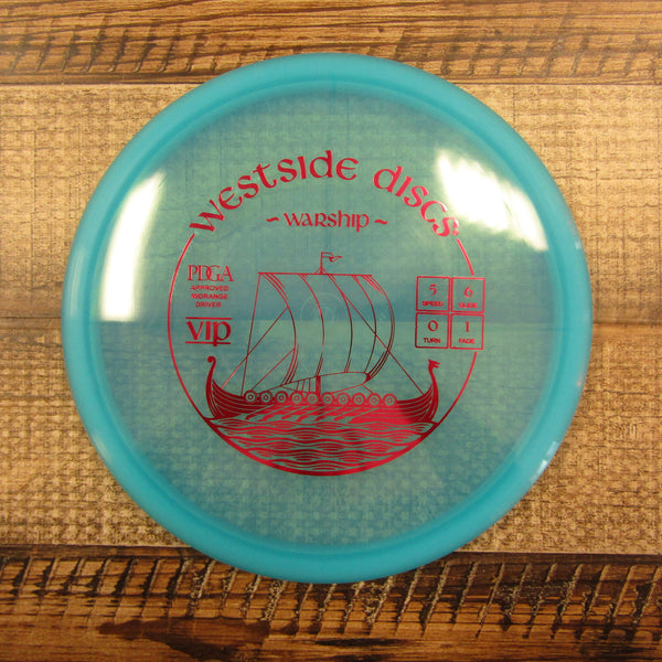 Westside Warship VIP Midrange Disc Golf Disc 178 Grams Blue