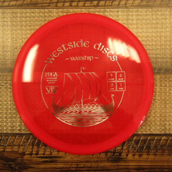 Westside Warship VIP Midrange Disc Golf Disc 176 Grams Red