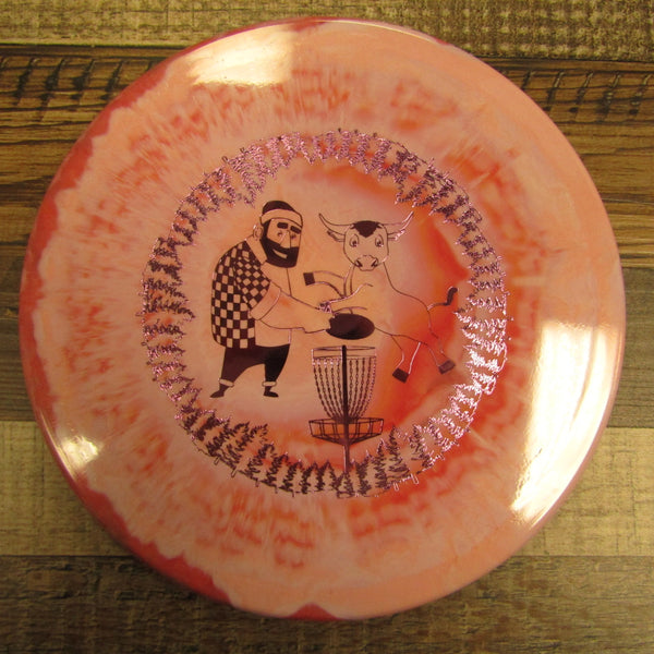 Prodigy A1 400 Spectrum Paul and Babe Custom Stamp Disc Golf Disc 173 Grams Red Pink