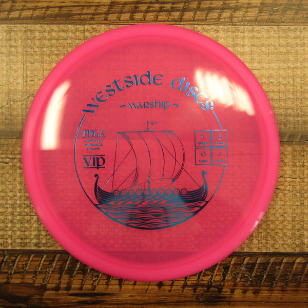 Westside Warship VIP Midrange Disc Golf Disc 178 Grams Pink
