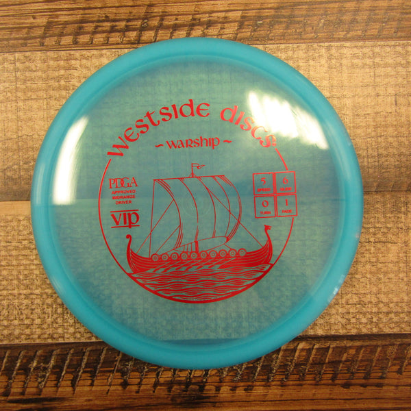 Westside Warship VIP Midrange Disc Golf Disc 175 Grams Blue