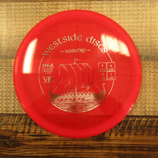Westside Warship VIP Midrange Disc Golf Disc 176 Grams Red