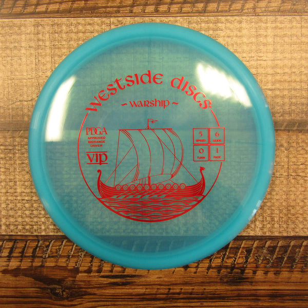 Westside Warship VIP Midrange Disc Golf Disc 176 Grams Blue