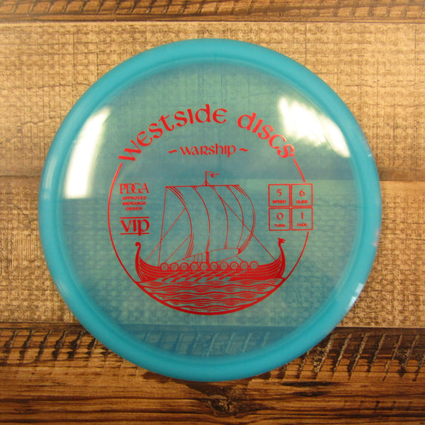 Westside Warship VIP Midrange Disc Golf Disc 175 Grams Blue