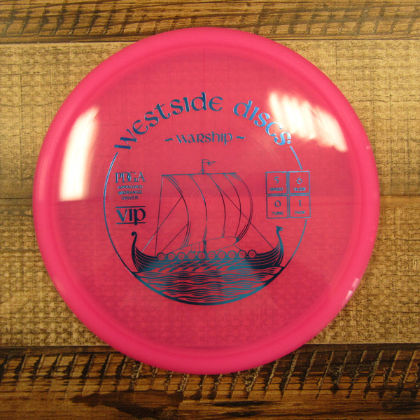 Westside Warship VIP Midrange Disc Golf Disc 178 Grams Pink