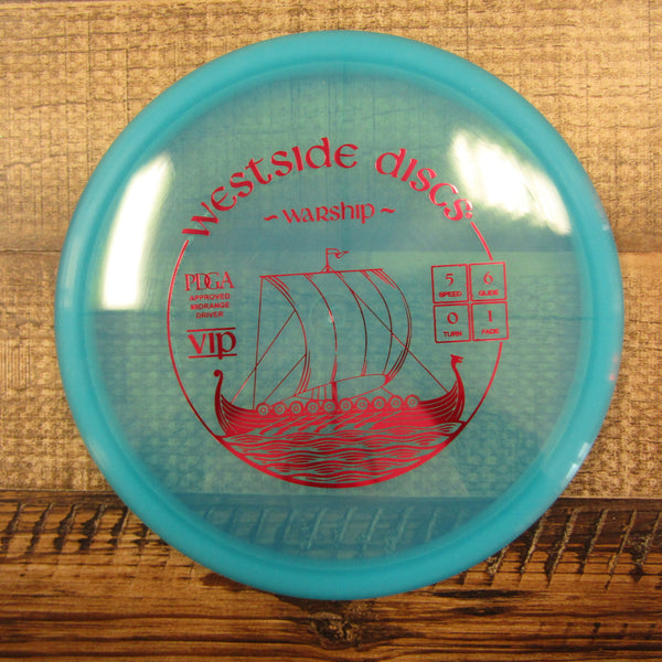 Westside Warship VIP Midrange Disc Golf Disc 178 Grams Blue