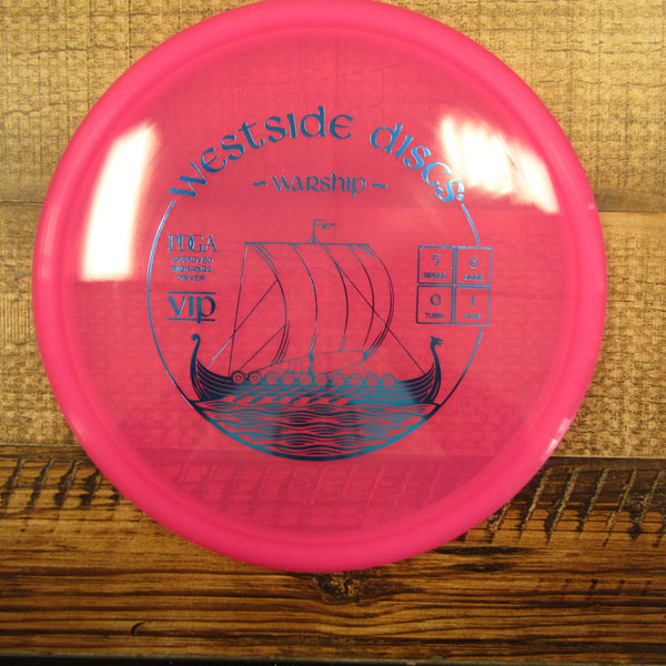 Westside Warship VIP Midrange Disc Golf Disc 178 Grams Pink
