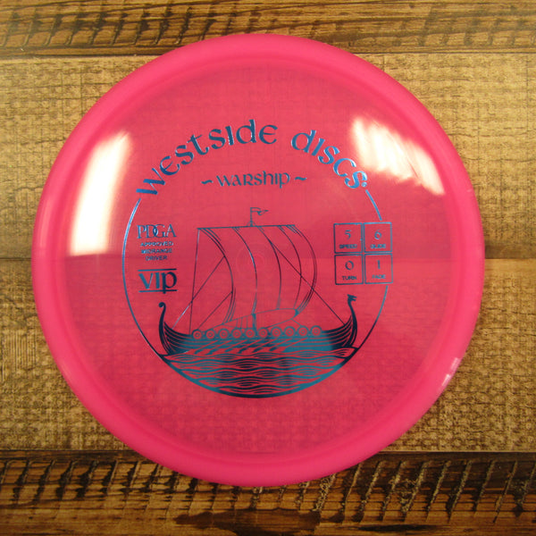 Westside Warship VIP Midrange Disc Golf Disc 178 Grams Pink