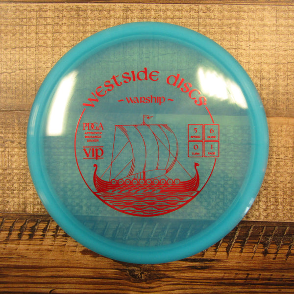Westside Warship VIP Midrange Disc Golf Disc 175 Grams Blue