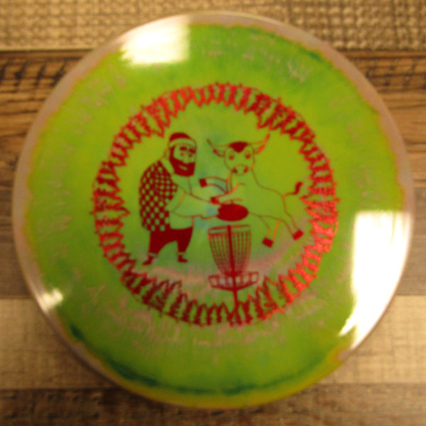 Prodigy A1 400 Spectrum Paul and Babe Custom Stamp Disc Golf Disc 173 Grams Green Pink