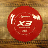 Prodigy X3 400 Distance Driver Disc Golf Disc 173 Grams Red