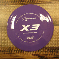 Prodigy X3 400 Distance Driver Disc Golf Disc 173 Grams Purple