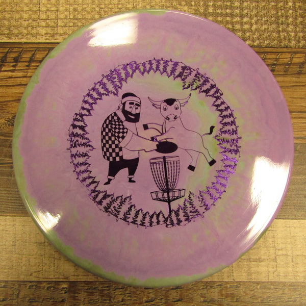 Prodigy A1 400 Spectrum Paul and Babe Custom Stamp Disc Golf Disc 173 Grams Purple Green
