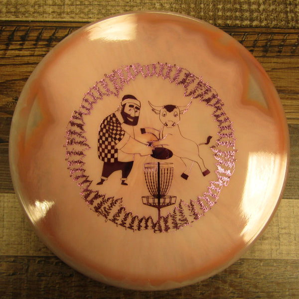 Prodigy A1 400 Spectrum Paul and Babe Custom Stamp Disc Golf Disc 172 Grams Pink Peach Gray