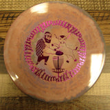 Prodigy A1 400 Spectrum Paul and Babe Custom Stamp Disc Golf Disc 174 Grams Tan Purple