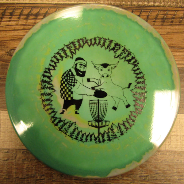 Prodigy A1 400 Spectrum Paul and Babe Custom Stamp Disc Golf Disc 174 Grams Green Tan Pink