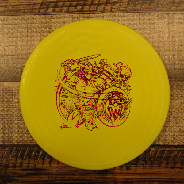 Gateway Warrior Suregrip Les White Warrior Midrange Disc Golf Disc 174 Grams Yellow