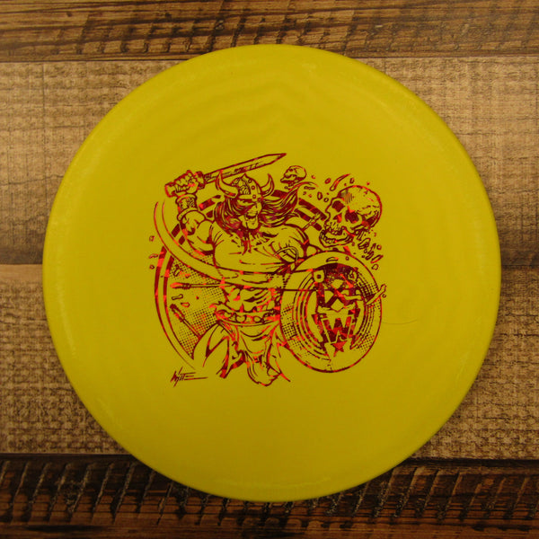 Gateway Warrior Suregrip Les White Warrior Midrange Disc Golf Disc 176 Grams Yellow
