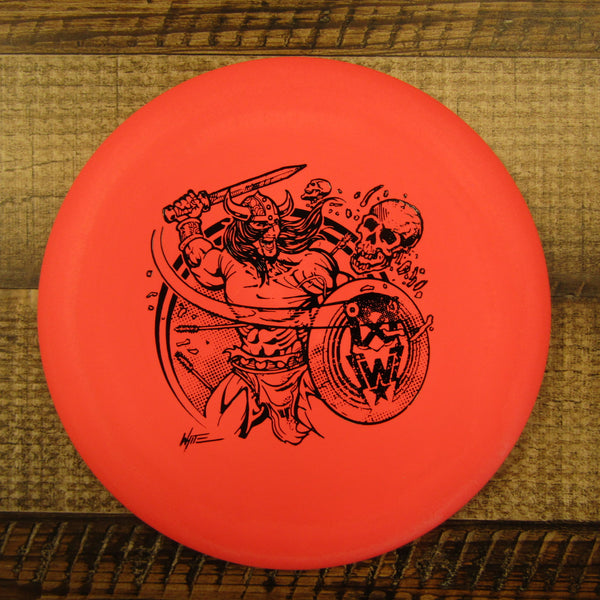 Gateway Warlock Lunar Super Soft SS Les White Warrior Putt & Approach Disc Golf Disc 175 Grams Orange Red Pink