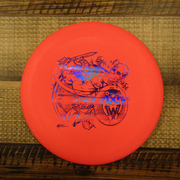 Gateway Warlock Lunar Super Soft SS Les White Warrior Putt & Approach Disc Golf Disc 175 Grams Orange Red Pink