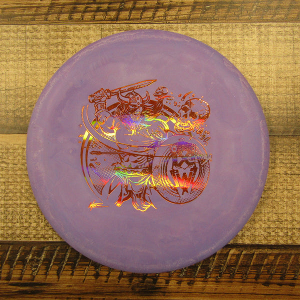 Gateway Wizard Blurple Swirl Super Stupid Soft SSS Les White Warrior Putt & Approach Disc Golf Disc 172 Grams Purple