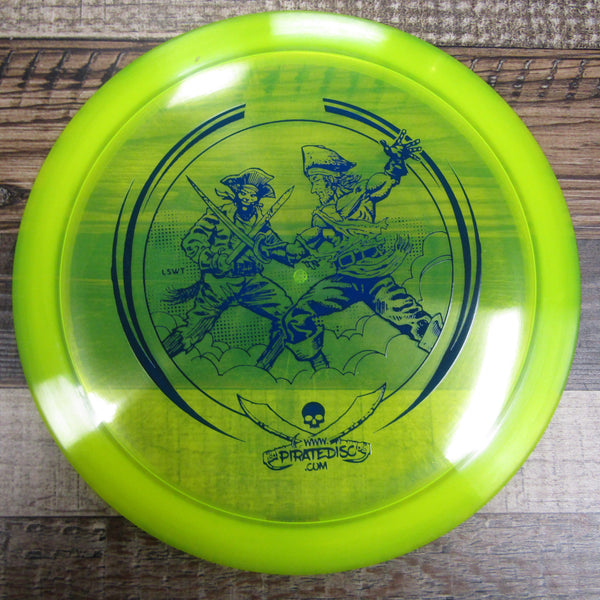 Discraft Raptor Z Line Duel Pirate Distance Driver Disc Golf Disc 173-174 Grams Yellow