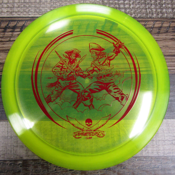 Discraft Raptor Z Line Duel Pirate Distance Driver Disc Golf Disc 173-174 Grams Yellow