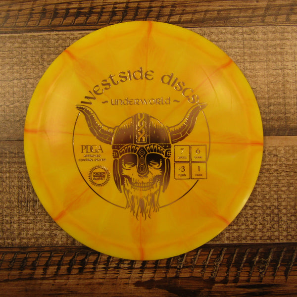 Westside Underworld Origio Burst Control Driver 174 Grams Yellow Orange