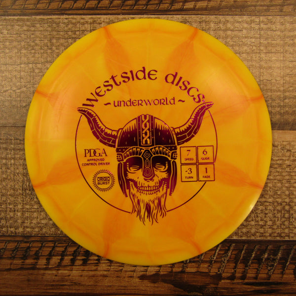 Westside Underworld Origio Burst Control Driver 173 Grams Yellow Orange