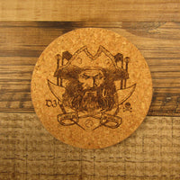 Coaster Set of 5 - Art by Les White - Pirates and Warrior