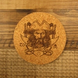 Coaster Set of 5 - Art by Les White - Pirates and Warrior