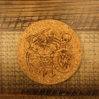 Coaster Set of 5 - Art by Les White - Pirates and Warrior