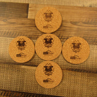 Coaster Set of 5 - Art by Les White - Pirates and Warrior