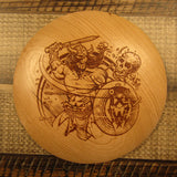 Cherry Wood Art Disc Les White Warrior Driver Full Size 124 Grams