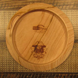 Cherry Wood Art Disc Les White Warrior Driver Full Size 122 Grams