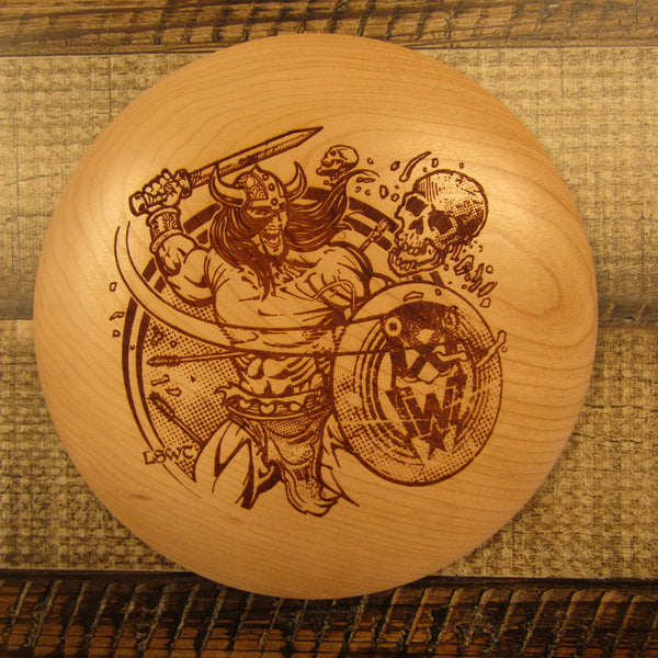 Cherry Wood Art Disc Les White Warrior Driver Full Size 129 Grams