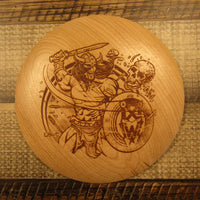 Cherry Wood Art Disc Les White Warrior Driver Full Size 120 Grams
