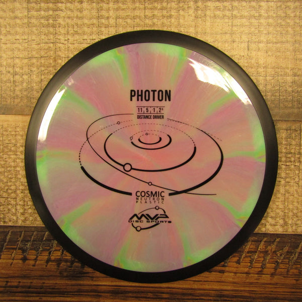 MVP Photon Cosmic Neutron Distance Driver Disc Golf Disc 168 Grams Purple Green