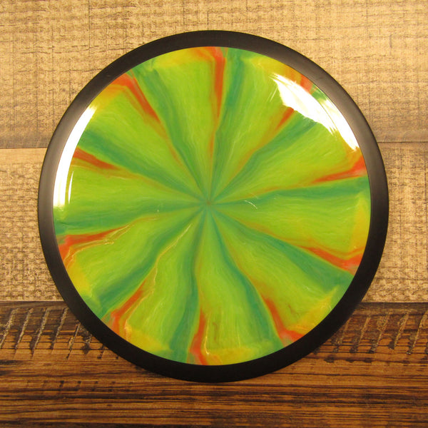 MVP Photon Cosmic Neutron Distance Driver Blank Top Disc Golf Disc 174 Grams Green Orange