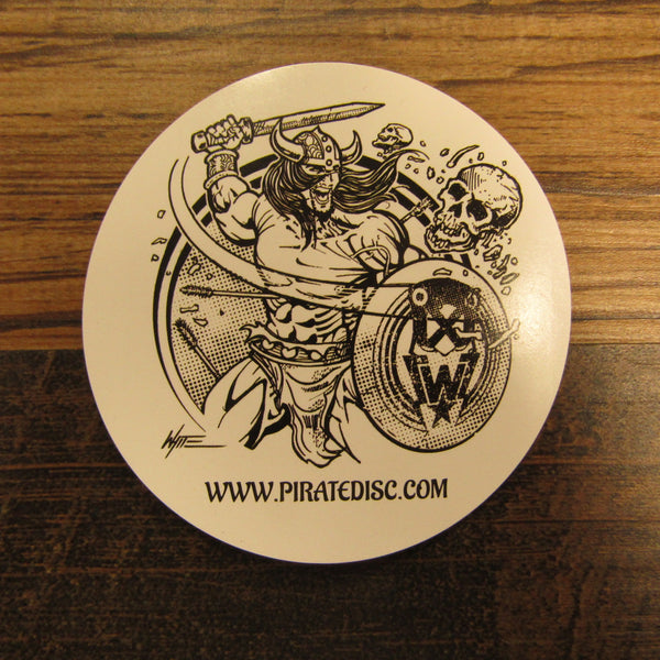 Les White Warrior Sticker