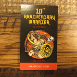 10th Anniversary Les White Warrior Disc Golf Pin