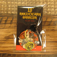 10th Anniversary Les White Warrior Keychain