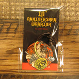10th Anniversary Les White Warrior Keychain